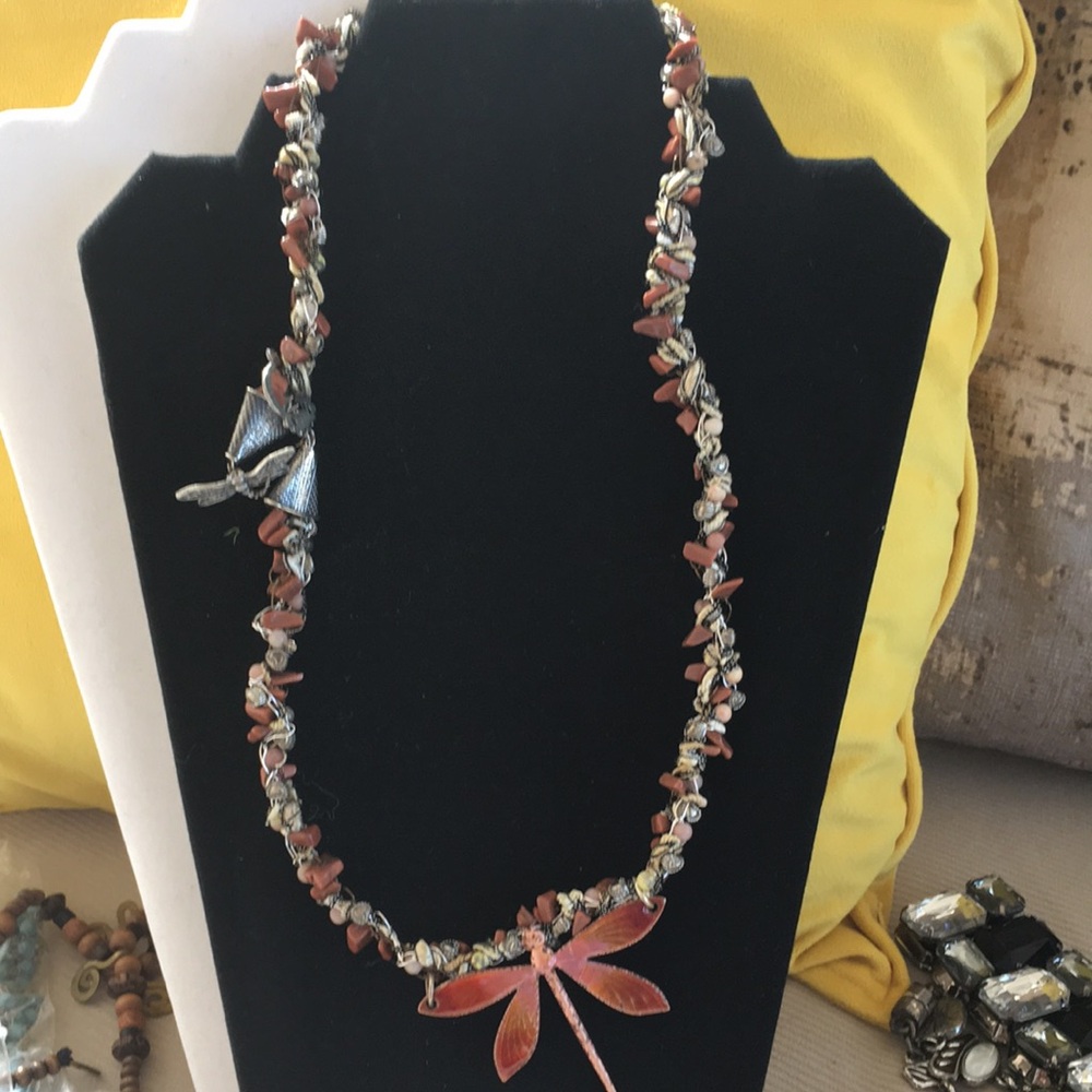 Unique Shell & Bead Necklace - image 4